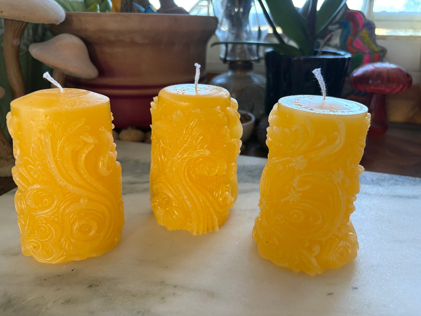 Beeswax Pillar Candle