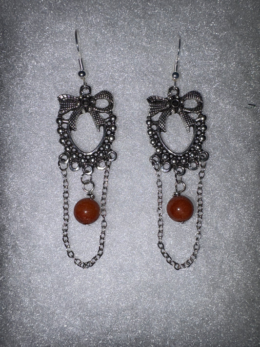 Pewter Hoop Earrings