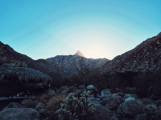 Oasis Sunset 5x7 Aluminum Panel Print