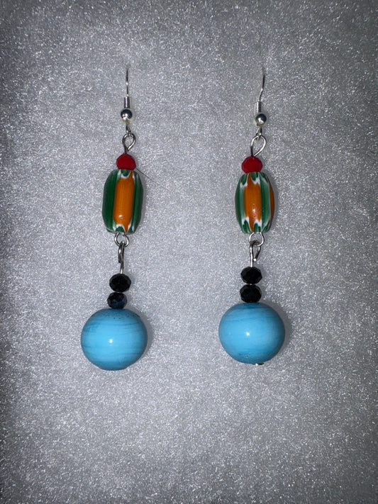 Glass Bead Earrings