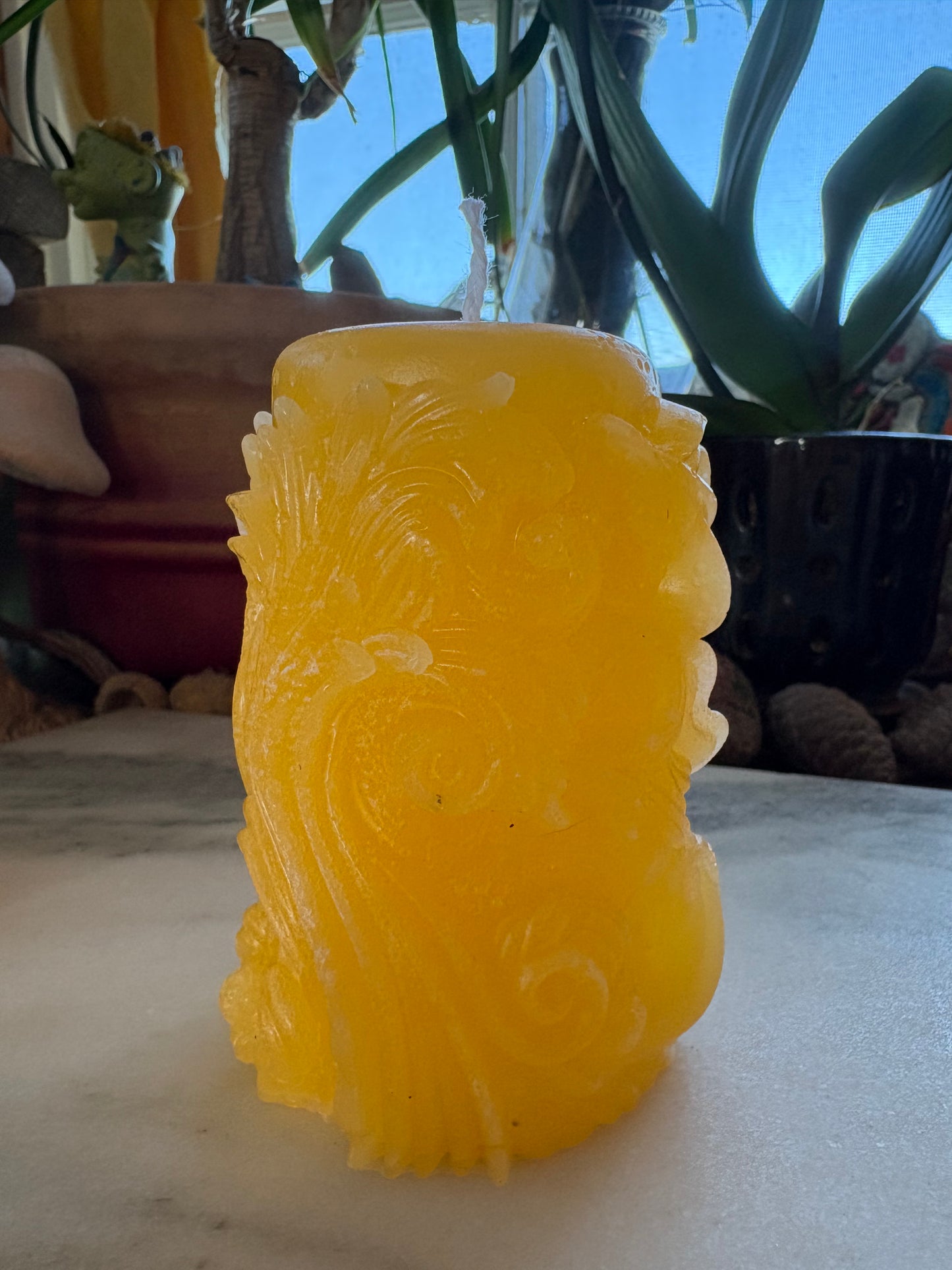 Beeswax Pillar Candle