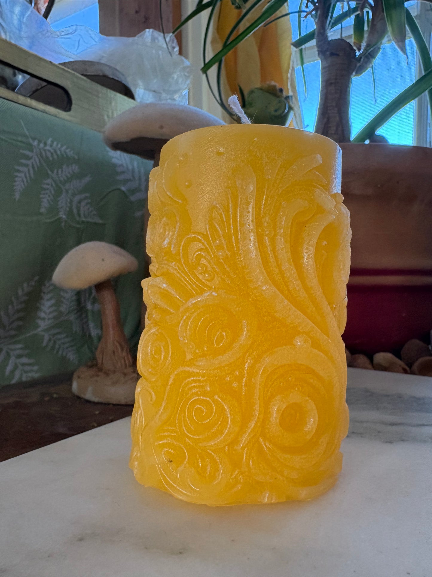 Beeswax Pillar Candle