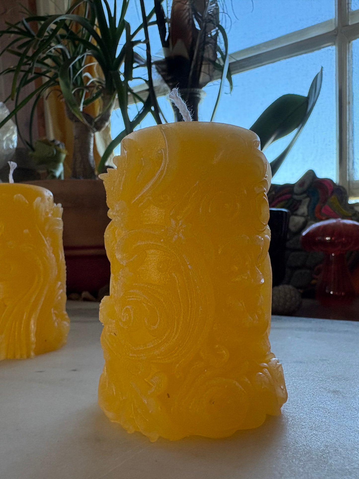 Beeswax Pillar Candle