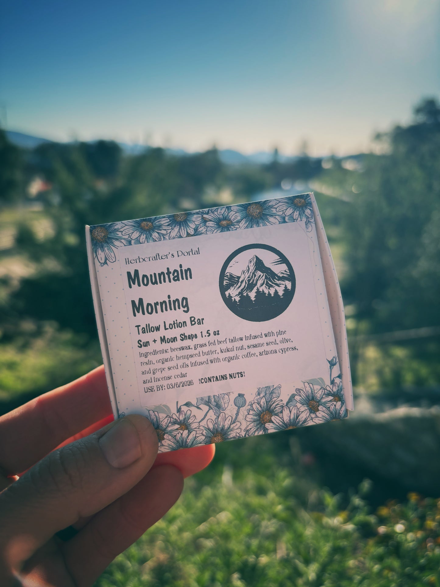 Mountain Morning Tallow Lotion Bar