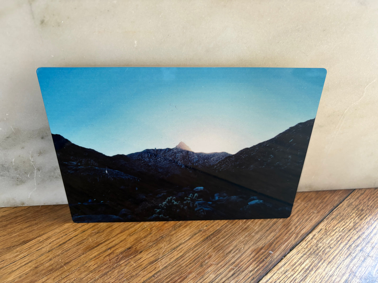 Oasis Sunset 5x7 Aluminum Panel Print