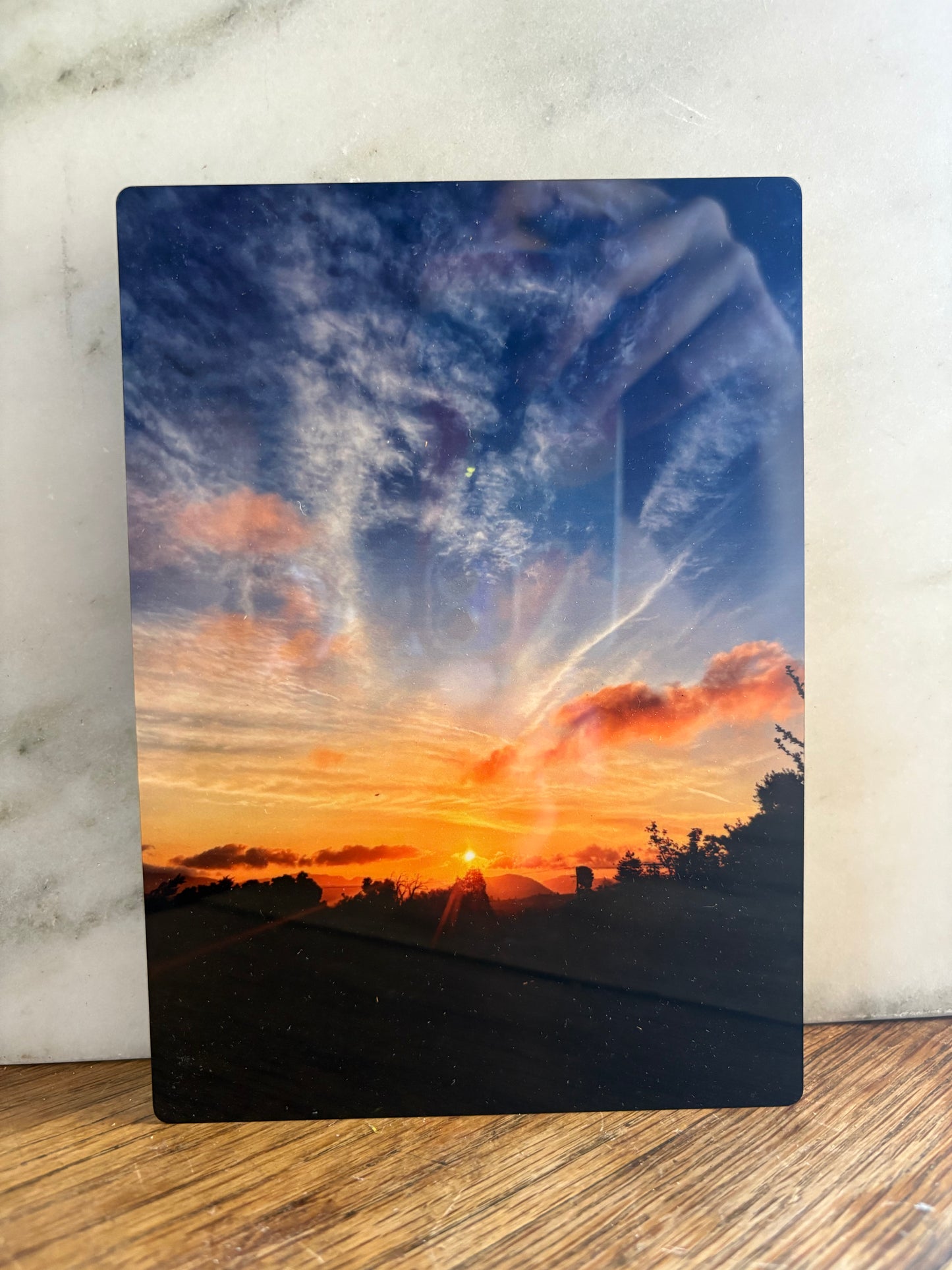 Mountain Sunrise 5x7 Aluminum Panel Print