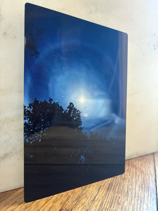 Moon Bow 5x7 Aluminum Panel Print